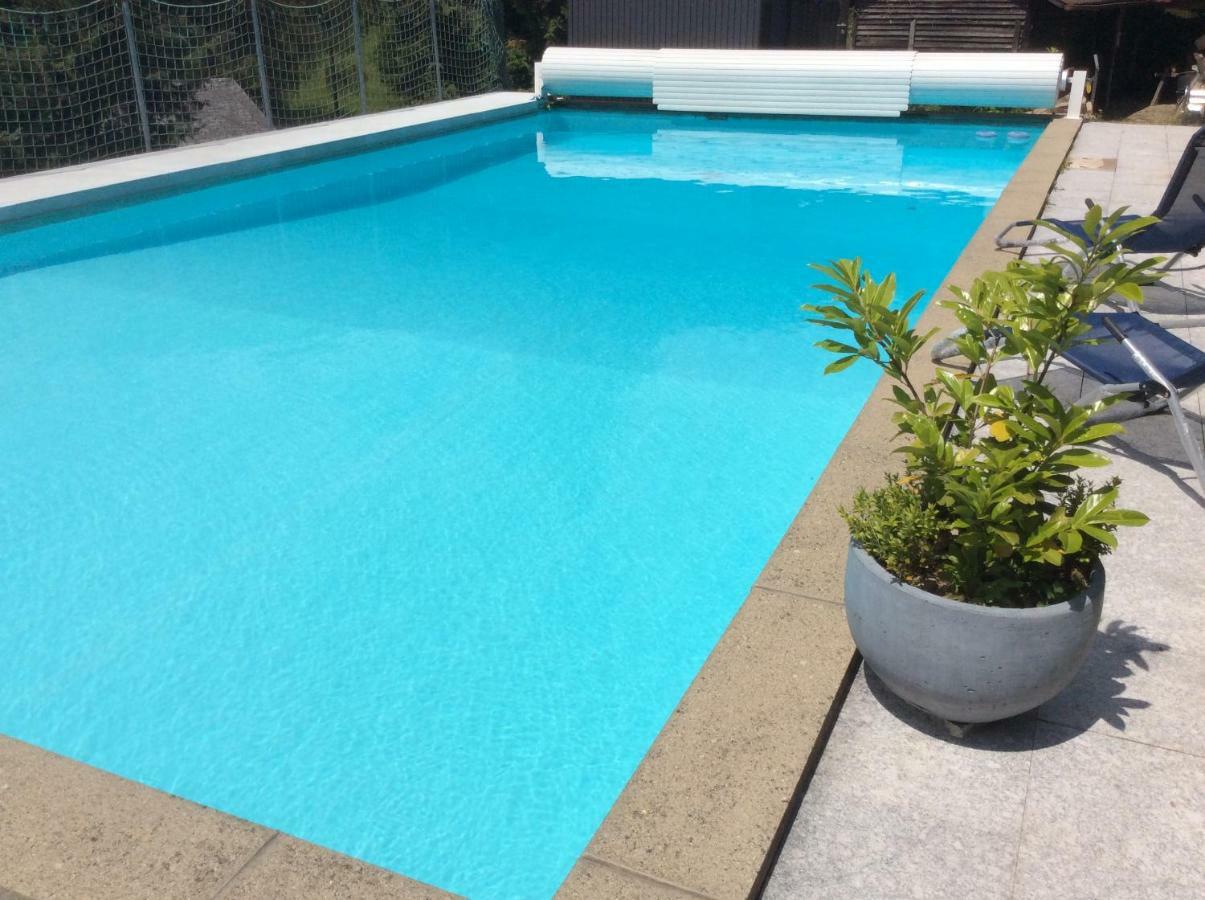 Traumhafte Ferienwohnung Mit Pool Steinen  Exterior foto